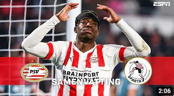 Highlights | PSV 0 - 0 Sparta