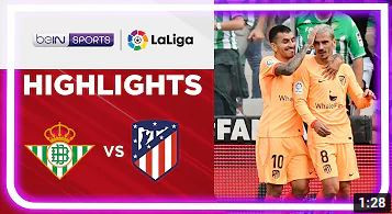 Real Betis 1-2 Atlético Madrid | LaLiga 22/23 Match Highlights