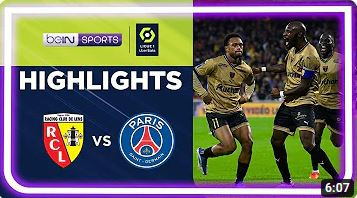 Lens 3-1 PSG | Ligue 1 22/23 Match Highlights
