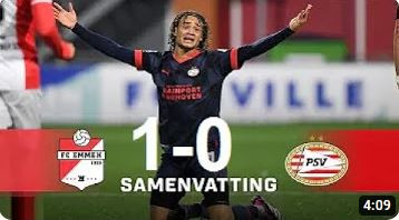FC Emmen - PSV (1-0)