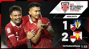 Philippines 1-2 Indonesia (AFF Mitsubishi Electric Cup 2022: Group Stage)
