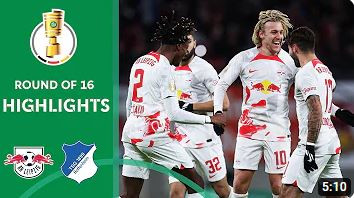 Leipzig flies in the QFs | RB Leipzig vs. TSG Hoffenheim 3-1 | Highlights | DFB-Pokal - Round of 16