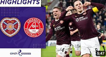 Heart of Midlothian 5-0 Aberdeen | Hearts Thrash Dons With Four First-Half Goals | cinch Premiership